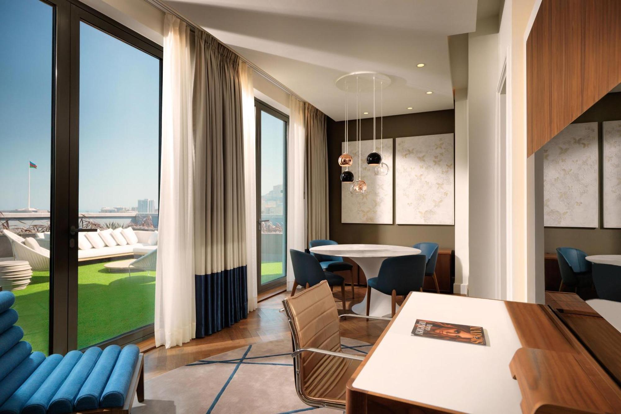 Sheraton Baku Intourist Eksteriør billede Interior of a penthouse apartment