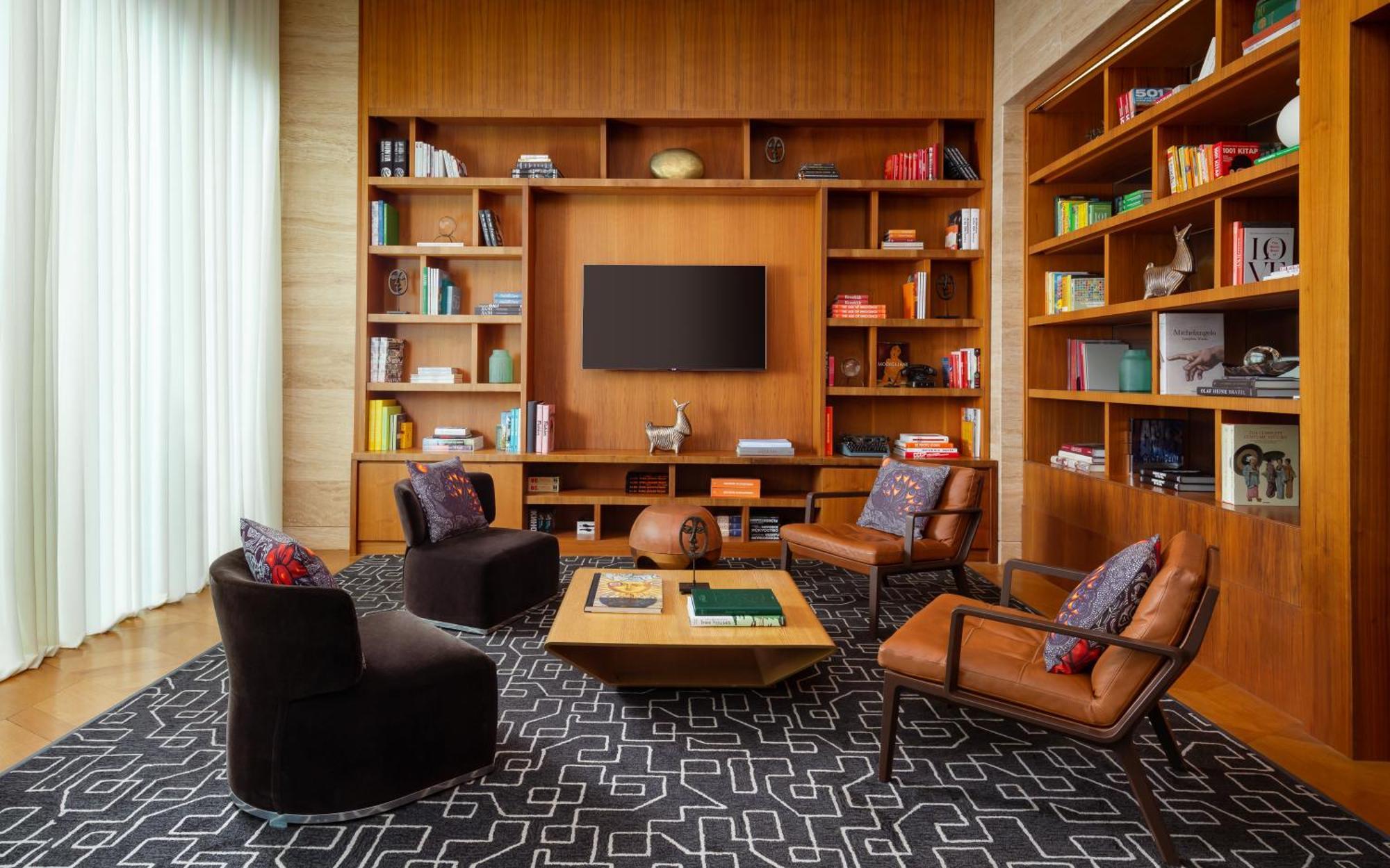 Sheraton Baku Intourist Eksteriør billede Library at The Westin